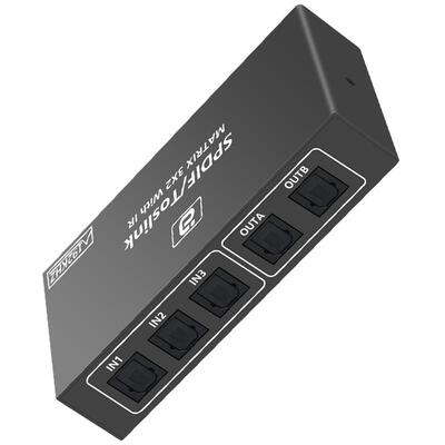 阿音音频光纤分配器三进二出