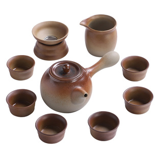 围炉煮茶陶瓷炭火炉煮茶壶罐茶室内家用陶壶明火电陶炉户外烧水壶