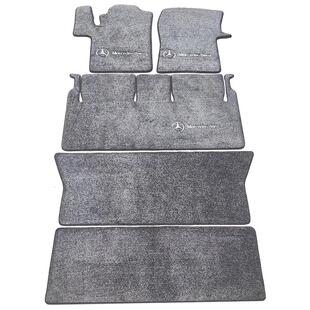 专用奔驰V260L脚垫v300威霆唯亚诺汽车中排地毯前二三排定制改装