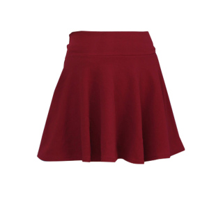 2025新款韩女夏大摆裙高腰百褶三分短裙A型春秋广场舞百搭太阳裙