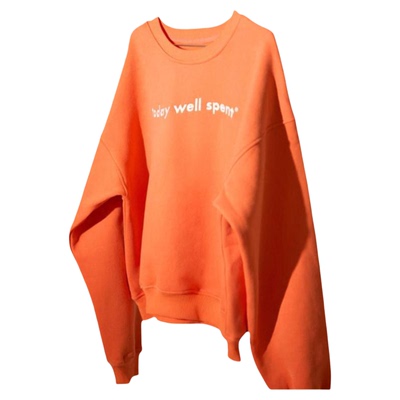 TodayWellSpent宽松薄绒休闲卫衣