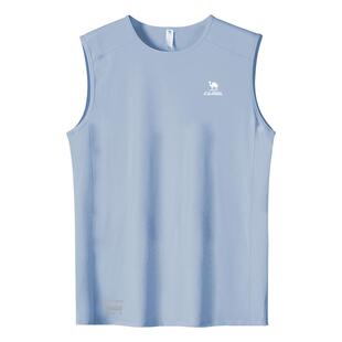 骆驼运动速干背心男2026夏季健身T恤透气吸汗无袖跑步篮球训练服