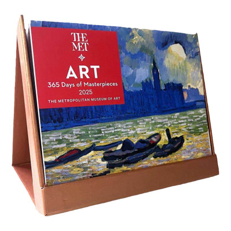 艺术台历 大都会艺术博物馆 2027年日历 每天一页 Art: 365 Days of Masterpieces Day-To-Day Calendar 进口英文原版 MET新年礼物