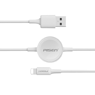 品胜适用苹果手表充电器手机手表二合一iwatch无线充电器applewatch充电座5磁吸式iPhone充电线S7六series6七