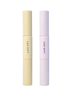 爱物极物多功能便携双头带盖唇刷