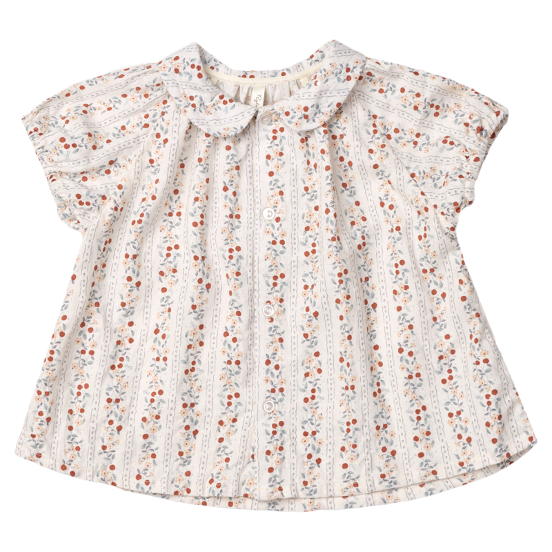RyleeCru官方正品甜美风碎花衬衫短裤女童宽松可爱26夏2新品