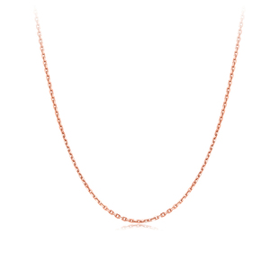 周大福SOINLOVE「小确幸」蜜豆指针项链 18K金素链VE55情人节礼物