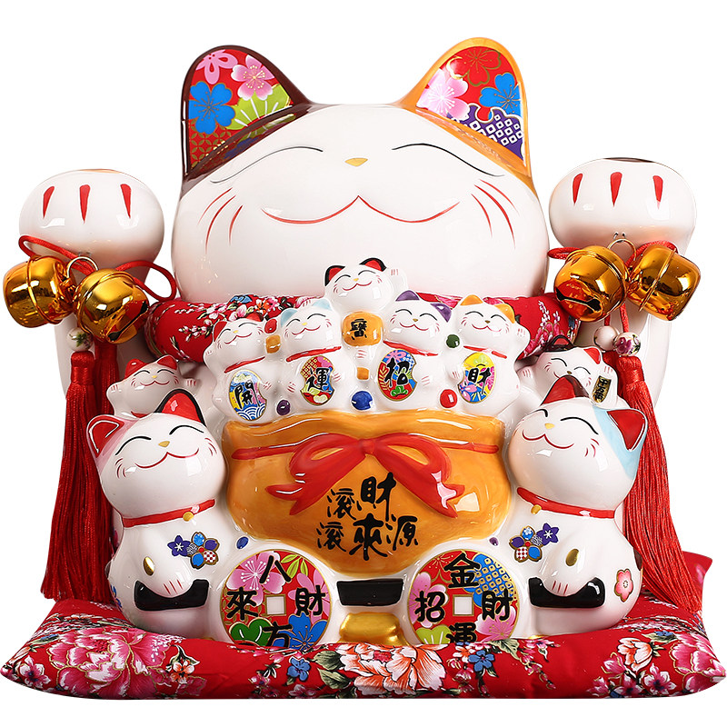 开业礼品店铺家居超大陶瓷招财猫