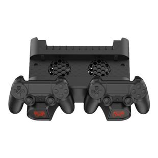PS4游戏机散热底座slim主机风扇散热支架pro游戏主机散热器手柄充电风扇降温架游戏碟桌面收纳整理支架