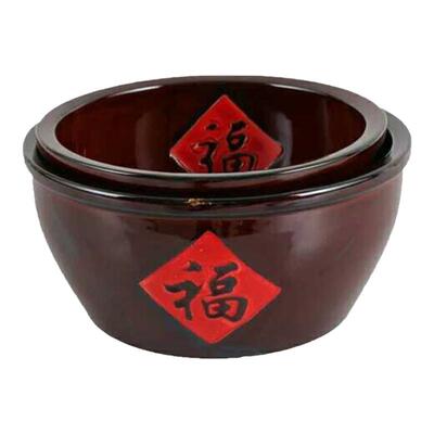 陶瓷复古风加厚餐具汤碗