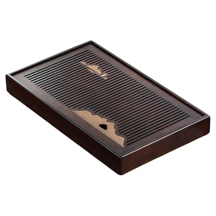 茶盘托盘小型茶台2025新款家用现代简约竹制沥水功夫茶具干泡茶海