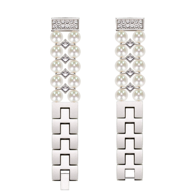 QALUO/千洛华为手表小香珍珠表带