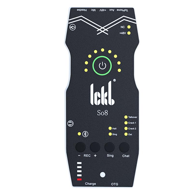 ickb so8第六代手机声卡直播专用唱歌设备全套户外网红麦克风套装