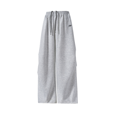 Dream made 美式复古褶皱休闲裤男2026秋季新款直筒宽松阔腿裤子