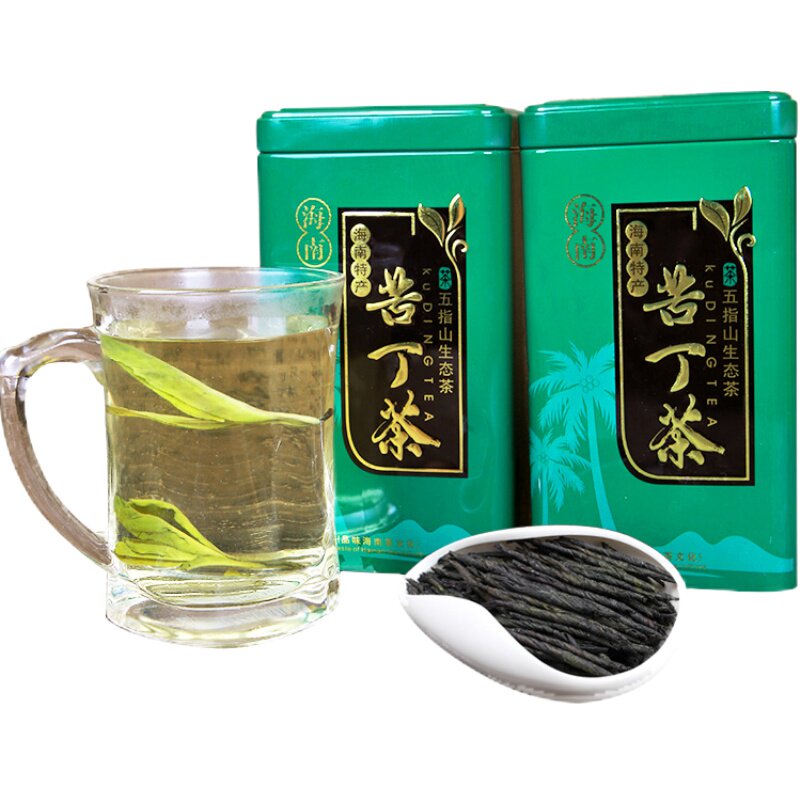 海南墨绿苦丁茶三亚特产五指山大叶茶叶新品茶250g青山绿水包邮