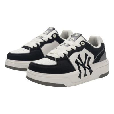 MLB 低帮板鞋男女24秋季新款厚底休闲鞋轻便运动鞋子3ASXCSD4N