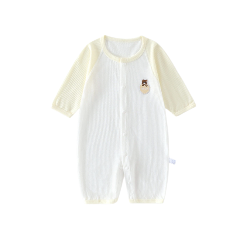 【撤柜专区】品牌专柜 新生婴儿衣服夏季长袖薄款哈衣外出空调服