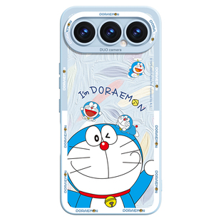多啦A梦适用华为荣耀500pro手机壳2025新款500保护套400外壳300镜头全包防摔可爱液态硅胶高级专用系列女款男