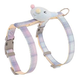 猫咪牵引绳防挣脱工字胸背绳子橘猫蓝猫布偶猫狗狗外出用宠物用品