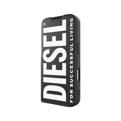 Diesel迪赛翻盖手机壳适用苹果iPhone17ProMax/16ProMax 防摔保护壳翻书版支持磁吸充电保护套轻商务时尚潮流