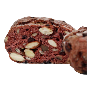 奈时NICEBAKER 红菜头粉面包 黑麦红酒蔓越莓坚果核桃乡村硬欧包