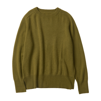 allblu女装【FineTweed云织羊毛】秋冬女士圆领羊毛衫