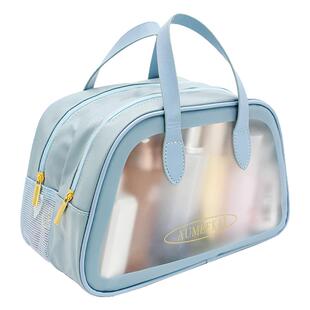 干湿分离大容量洗漱包旅行防水化妆包护肤品洗浴游泳收纳包