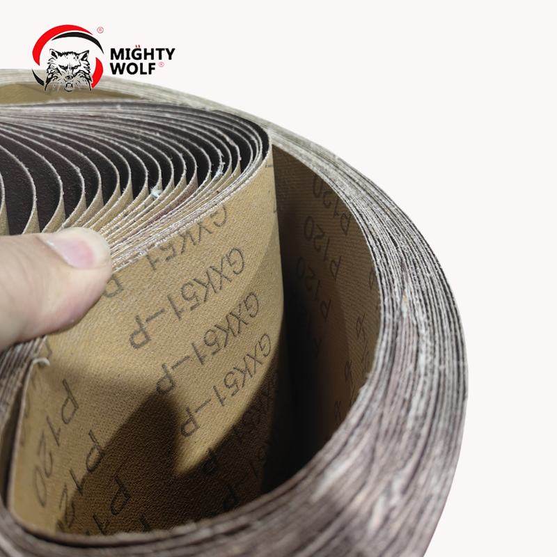 批发GXK51环形抛光砂带 610*100坦克砂纸打磨 尺寸可订