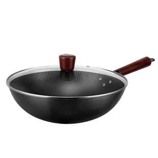 苏泊尔铁锅炒锅家用炒菜锅精铁炒锅防锈无涂层不粘炒锅燃气灶专用