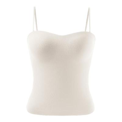 ubras立体抹胸吊带背心女小奶皮带胸垫可外穿上衣内衣t恤早秋新款