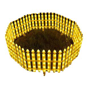 太阳能围栏灯户外彩灯花园庭院篱笆草坪景观布置圣诞节氛围装饰灯