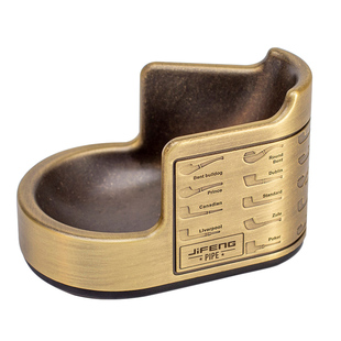 JIFENG季风金属烟斗架子座配件专用支架合金单个斗架展示架托唐草