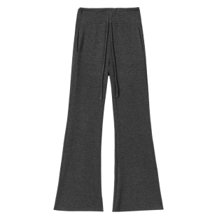 孕妇裤春款小个子无托腹喇叭裤子不勒肚子春装糯米微喇裤春季外穿