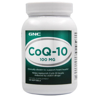 GNC辅酶ql0辅酶素q10软胶囊q一coq10原液心脏保健品美国原装进口