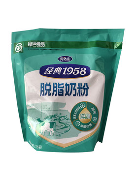 完达山400g不添加蔗糖脱脂奶粉
