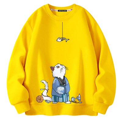 真维斯青少年卫衣春秋款圆领上衣