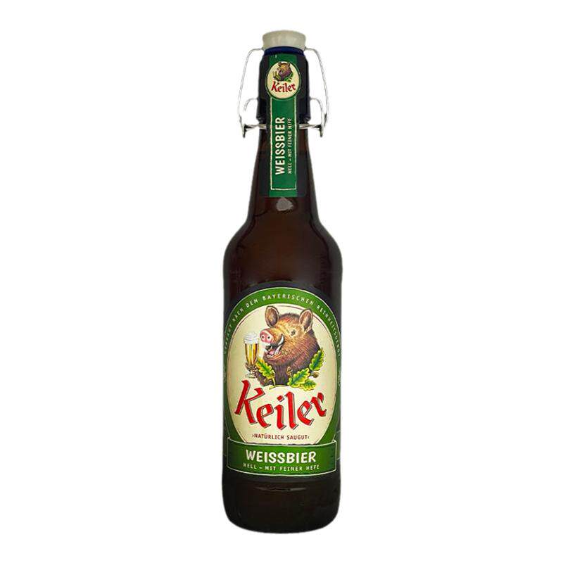 德国原装进口公猪小麦白啤酒KEILER精酿啤酒秋千盖500mlx6瓶