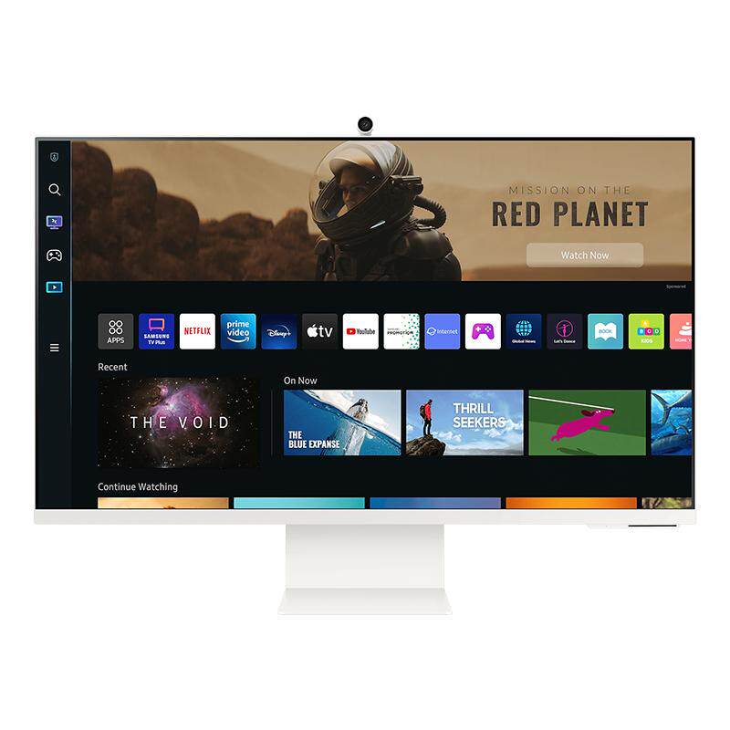 三星32英寸4K智慧显示器M80C无线投屏Type-c带音箱S32CM801UC升降