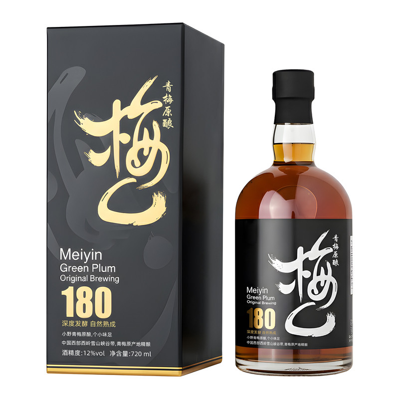 梅乚青梅原酿180天发酵微醺梅酒