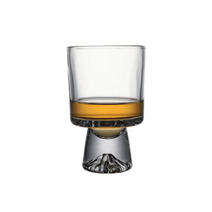 山中雾杯 晚色自佳人不见 中古杯酒杯富士山底杯啤酒杯饮料杯子
