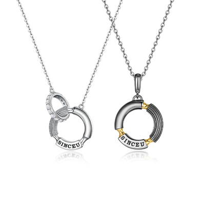 SINCEYOU【环环相扣】情侣项链