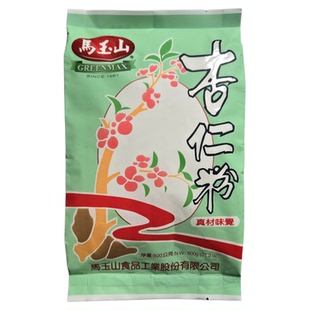 台湾原装马玉山杏仁粉熟粉调和冲泡粉冲饮熟粉营养代餐600g