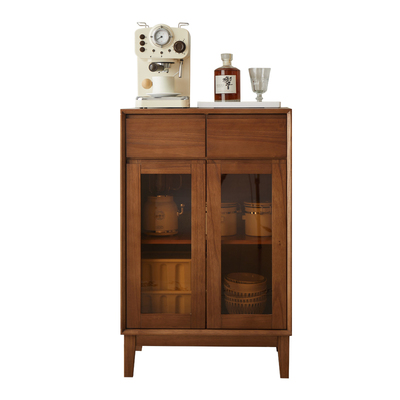 实木茶水柜家用小户型餐边柜客厅