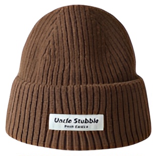 胡茬叔叔原创针织帽毛线帽男女同款冬季加厚防寒保暖护耳套头帽子