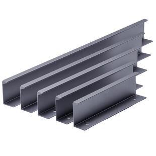 衣柜门拉手现代简约轻奢铁灰/质子灰橱柜隐形免打孔嵌入式门把手