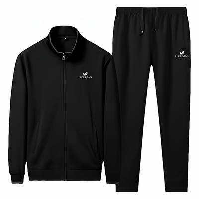 稻草人运动套装男纯棉休闲三件套