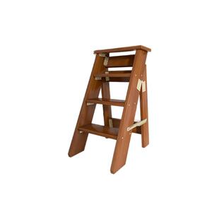 实木人字梯木梯子登高踏步梯凳家用折叠梯凳台阶楼梯单侧扶手爬梯