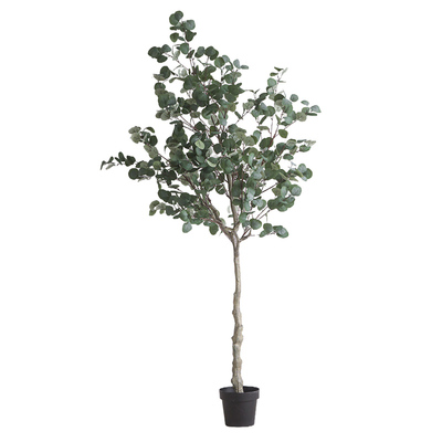 尤加利树仿真盆栽家居装饰