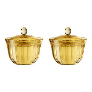 康宁玻璃炖盅家用瓦罐炖煮汤盅锅隔水小炖盅带盖蒸蛋碗燕窝甜品碗