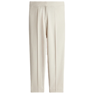 HM女装裤子冬季高腰修身锥形裤斜纹布及踝烟管裤1263071